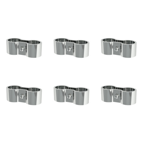 Metro SAPC Chrome Finish Seismic Post Clamp Kit for Use on Adjacent Units