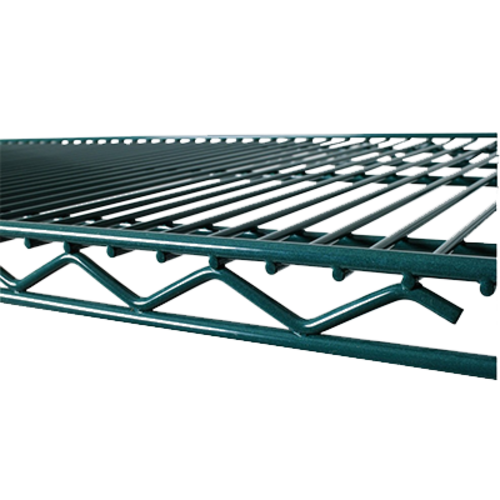 Metro N436K3 36" W x 21" D Green Epoxy Coated 4 Wire Shelves Super Erecta Starter Shelving Unit