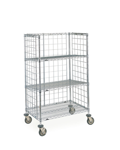 Metro AST55MC 48" W x 24" D 3 Shelves Heavy Duty Slanted Shelf Truck and Cart