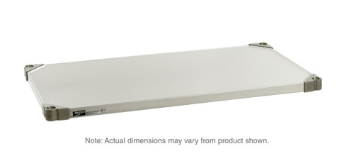 Metro 1436NFS 36" W x 14" D Stainless Steel Solid Super Erecta Shelf