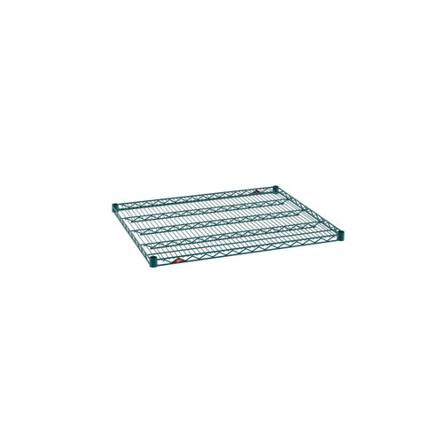 Metro 3036NK3 36" W x 30" D Green Epoxy Coated Wire Super Erecta Super Wide Shelf