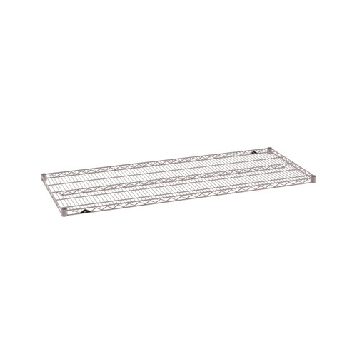 Metro 2460NK4 60" W x 24" D Gray Epoxy Coated Wire Super Erecta Shelf
