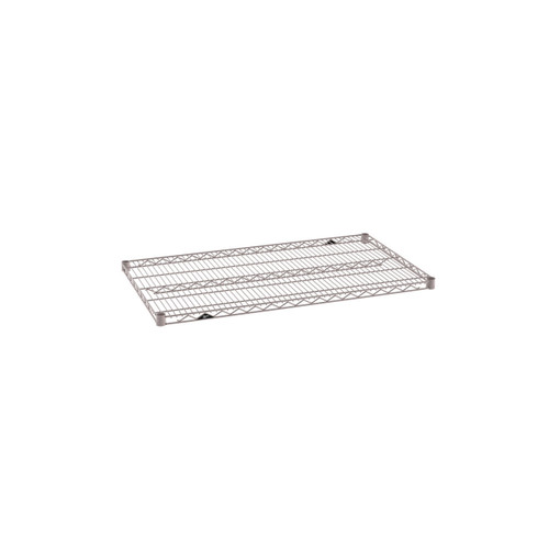 Metro 2442NK4 42" W Epoxy Coated Gray Wire Super Erecta Shelf