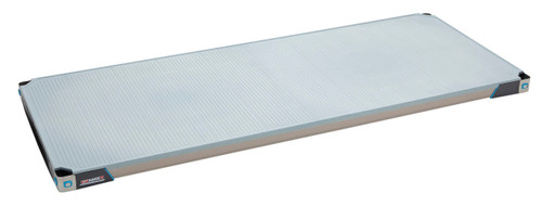Metro MX2460F 60" W x 24" D Blue Stainless Steel Solid Quick Ship - MetroMax i Shelf