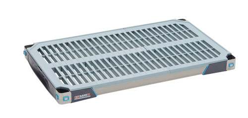 Metro MX1830G 30" W x 18" D Blue Stainless Steel Vented Polymer MetroMax i Shelf