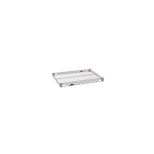 Metro 1824NK4 24" W x 18" D Gray Epoxy Coated Wire Super Erecta Shelf