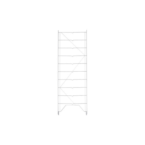 Metro 1852C 18" W x 53.5" H Chrome Stationary Regular Erecta Shelving Upright