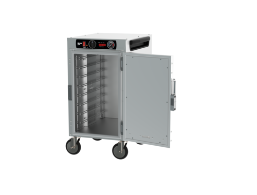 Metro HBCN8-AS-M 20" W Aluminum Solid DoorHotBlox Insulated Holding Cabinet - 120 Volts