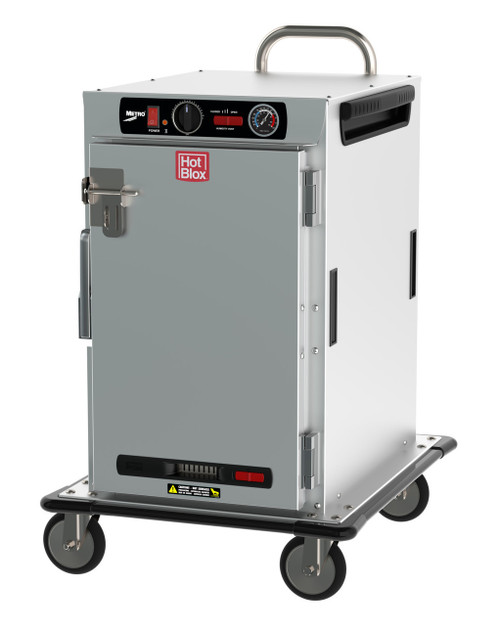 Metro HBCN8-AS-T 24" W Aluminum Solid DoorHotBlox Insulated Heated Transport Cabinet - 120 Volts