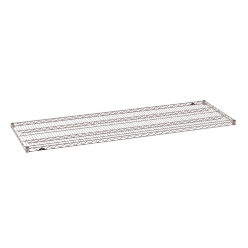 Metro 2472NK4 72" W x 24" D Gray Epoxy Coated Wire Super Erecta Shelf