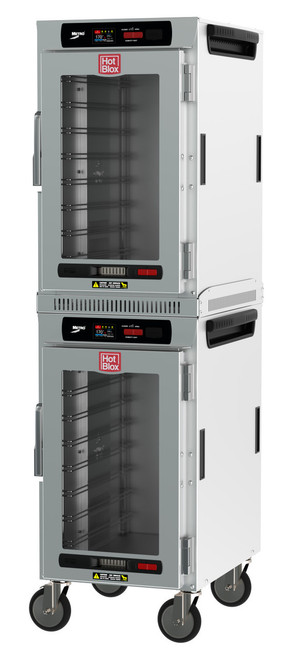 Metro HBCN16-DC-M 20" W Aluminum Clear DoorHotBlox Insulated Holding Cabinet - 120 Volts