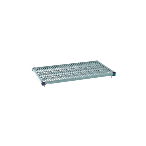Metro MQ2442G 24" x 42" MetroMax Q Plastic Industrial Shelf with Grid Mat