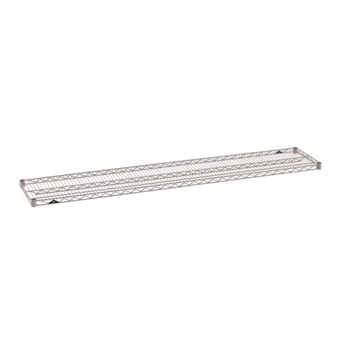 Metro 1472NK4 72" W x 14" D Gray Epoxy Coated Wire Super Erecta Shelf