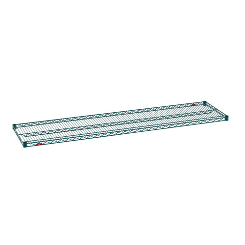 Metro 1872NK3 72" W x 18" D Green Epoxy Coated Wire Super Erecta Shelf