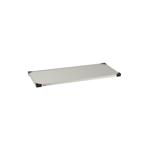 Metro 1424FS 24" W x 14" D Stainless Steel Flat Solid Super Erecta Shelf