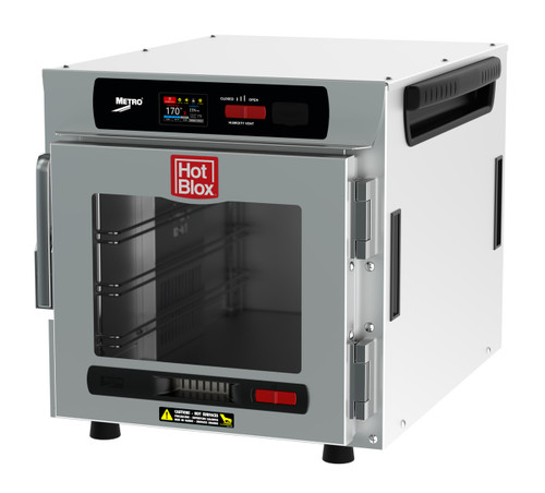 Metro HBCN4-DC-CT Aluminum Clear Door HotBlox Insulated Holding Cabinet - 120 Volts