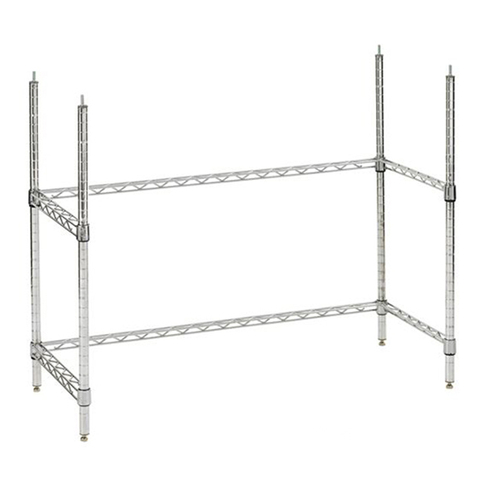 Metro HS-1842LEGKIT-3F Chrome Plated Metro2Go Leg Kit with 3-Sided Frame for Metro2Go Hot Stations