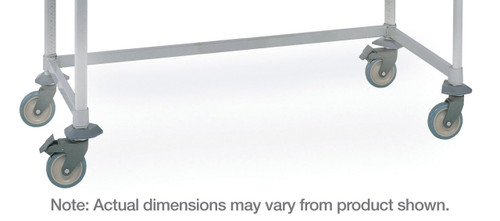 Metro M3TF2430E 30" W x 24" D Taupe Epoxy Coated 3-Sided Frame for Use with MetroMax Platform