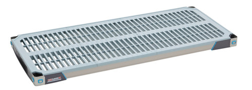 Metro MX1842G 42" W x 18" D Blue Stainless Steel Vented Polymer MetroMax i Shelf