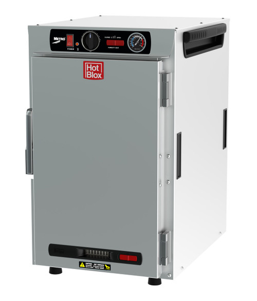 Metro HBCN8-AS-CT Aluminum Solid Door HotBlox Insulated Holding Cabinet - 120 Volts