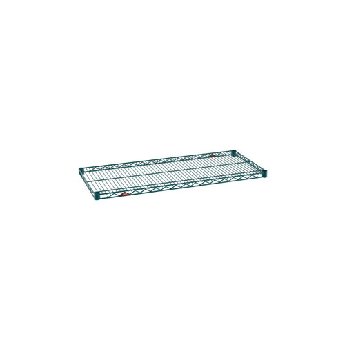 Metro 1842NK3 42" W x 18" D Green Epoxy Coated Wire Super Erecta Shelf