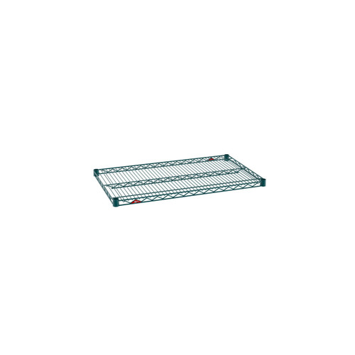 Metro 2136NK3 36" W x 21" D Green Epoxy Coated Wire Super Erecta Shelf