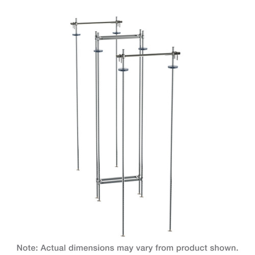 Metro LTTA21C 21" W Chrome Super Erecta Stationary Intermediate Unit Kit