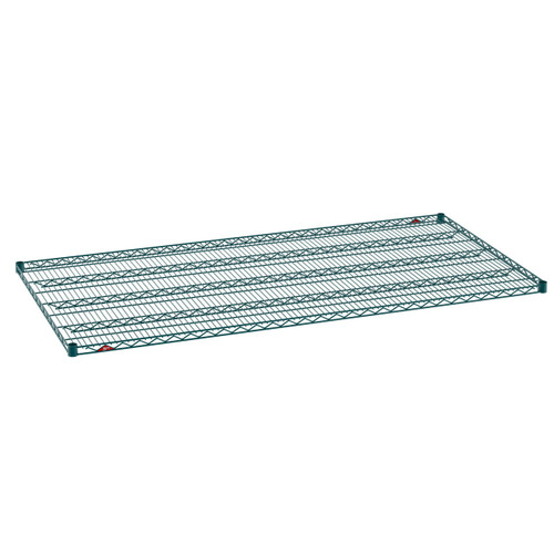 Metro 3672NK3 72" W x 36" D Green Epoxy Coated Wire Super Erecta Super Wide Shelf