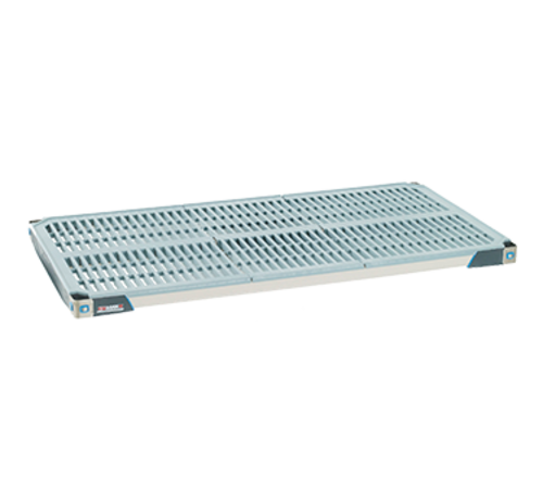 Metro MX2424G 24" W x 24" D Blue Stainless Steel Vented Polymer MetroMax i Shelf