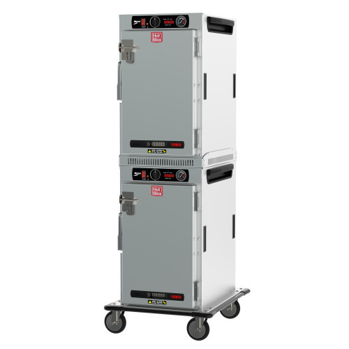 Metro HBCN16-AS-T 24" W Aluminum Solid DoorHotBlox Insulated Heated Transport Cabinet - 120 Volts