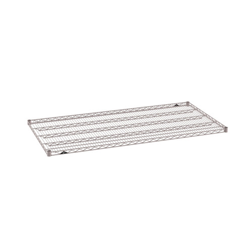 Metro 3060NK4 60" W x 30" D Gray Epoxy Coated Wire Super Erecta Super Wide Shelf