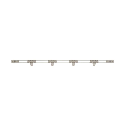Metro PRL60-2S 2" H Polymer and Stainless Steel Super Erecta Pro Stackable Shelf Ledge