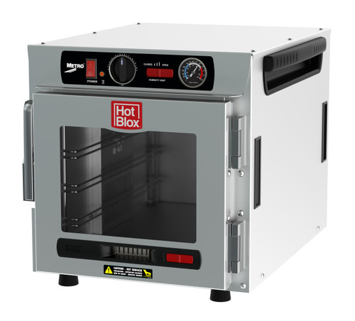 Metro HBCN4-AC-CT Aluminum Clear Door HotBlox Insulated Holding Cabinet - 120 Volts
