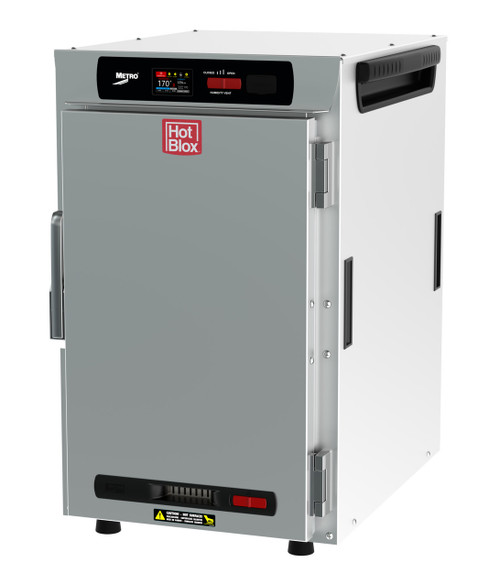 Metro HBCN8-DS-CT Aluminum Solid Door HotBlox Insulated Holding Cabinet - 120 Volts