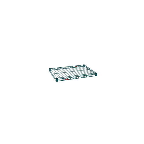 Metro 1824NK3 24" W x 18" D Green Epoxy Coated Wire Super Erecta Shelf