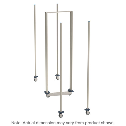 Metro LBTM18X3 18" Deep MetroMax i Double Deep qwikTRAK Mobile Unit Kit