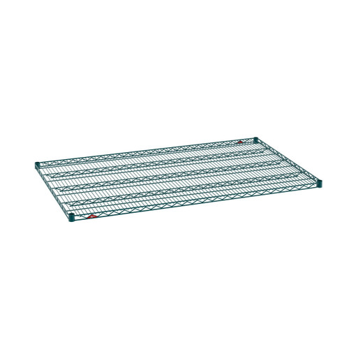 Metro 3660NK3 60" W x 36" D Green Epoxy Coated Wire Super Erecta Super Wide Shelf