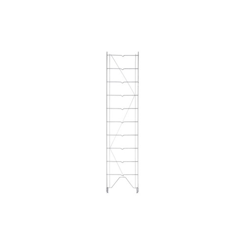 Metro 1252C 12" W x 53.5" H Chrome Stationary Regular Erecta Shelving Upright