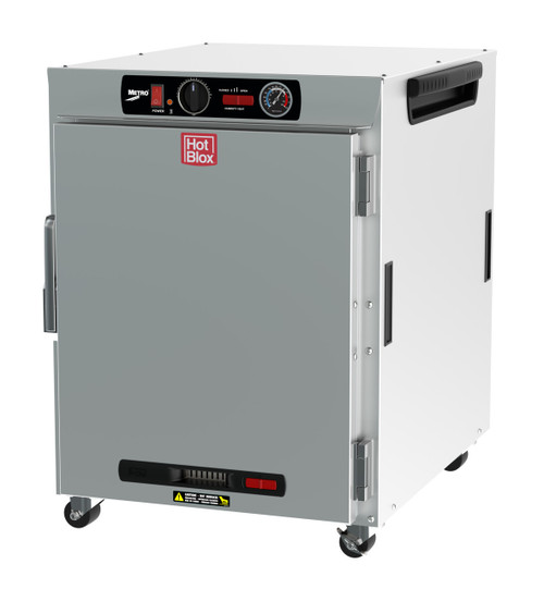 Metro HBCW8-AS-UC 25" W Stainless Steel & Galvanized Solid Door HotBlox Insulated Holding Cabinet - 120 Volts