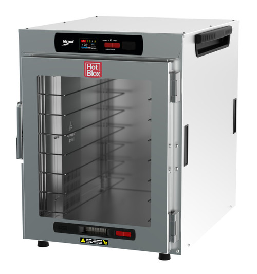 Metro HBCW8-DC-CT Aluminum Clear Door HotBlox Insulated Holding Cabinet - 120 Volts