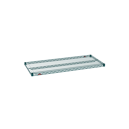 Metro 2148NK3 48" W x 21" D Green Epoxy Coated Wire Super Erecta Shelf