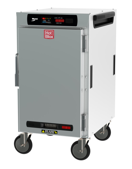 Metro HBCN8-DS-M 20" W Aluminum Solid DoorHotBlox Insulated Holding Cabinet - 120 Volts
