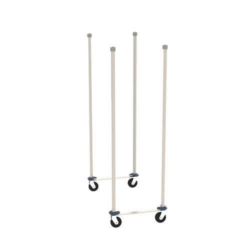 Metro MXTTM24C 24" W Polymer MetroMax Top-Track Mobile Unit Kit