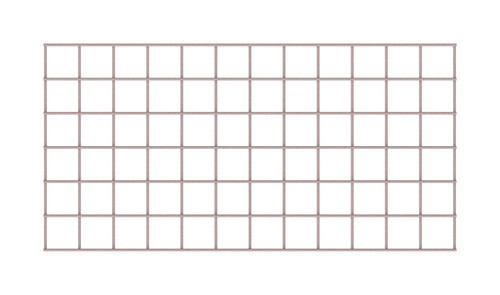 Metro WG1836K4 36" W x 18" D Steel Quick Ship - SmartWall Wire Grid