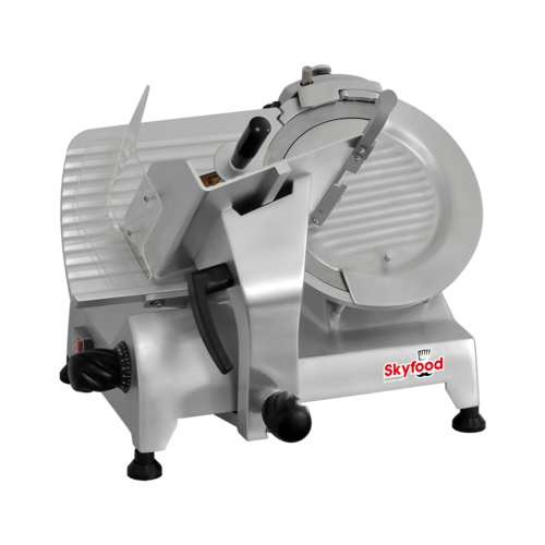 Skyfood 312ECF 12" Dia. Stainless Steel & Aluminum Manual Heavy Duty Slicer - 110 Volts