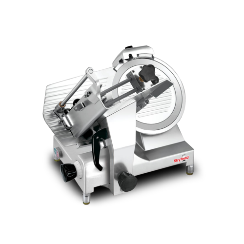 Skyfood 312EC1 12" Dia. Stainless Steel & Aluminum Manual Heavy Duty Slicer - 110 Volts