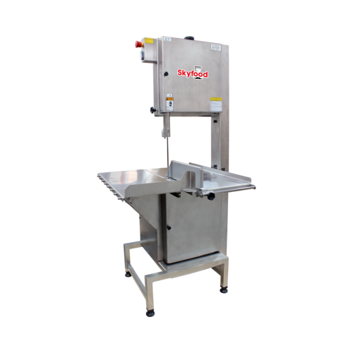 Skyfood SI-315HDE-2 124" Blade Stainless Steel Heavy Duty Floor Model Meat & Bone Saw - 230 Volts 3-Ph
