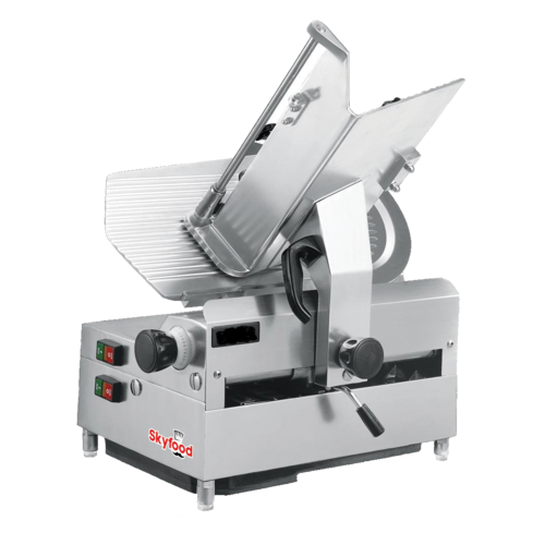 Skyfood 1212E 12" Dia. Stainless Steel & Aluminum Automatic Slicer - 110 Volts