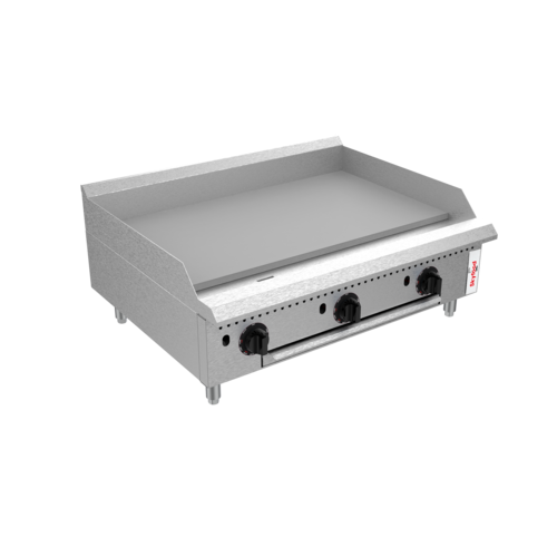 Skyfood GTCG-36-NG 36" W Stainless Steel Natural Gas Thermostatic Griddle - 105,000 BTU