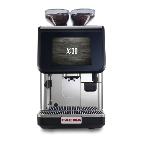 Espresso Soci X30 CP10 Silver Super Automatic 1 Group Faema X30 MILKPS Espresso Cappuccino Machine - 208-240 Volts